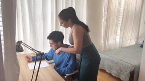 Stepmom Rewards Her Stepson for Studying
