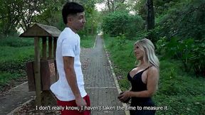 I fuck a stranger in public and he cums in my mouth    I hope no one saw us! Naty Delgado