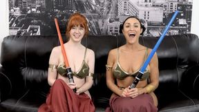 Galactic Royalty Savor Deep Throat Cum Slurping Ass&#x1F351; Worship