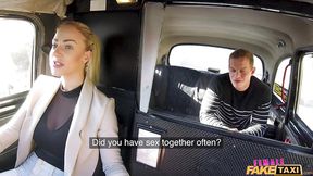 Student explores forbidden desires with mature woman - Fake Taxi Full Scene