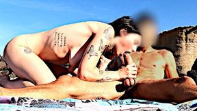 Beach Babe Sees Hot Dick&#x1F346; &mdash;  Can't Resist Fucking It Good and Hard