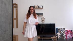 Step Sister Catches Brother Going Thru Her Pantyhose Drew and Fucks Him