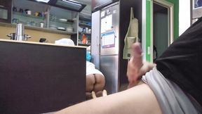 I show my big erection to my stepmother, she couldn&#039;t resist the temptation...