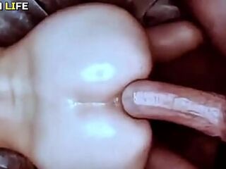 Anal with my friend's cock destroying my wife - CUCKOLD'S DREAM