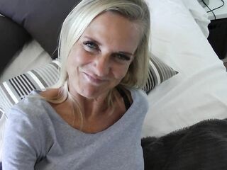 The cunt from the neighborhood – legs wide for each cock!