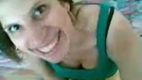 Bulgariam amateur girl Iva gently sucks my dick on cam