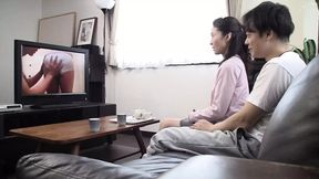 Stepmom and stepson ignite passion in forbidden solo viewing session