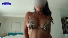 Fitness Model gets fucked before a show