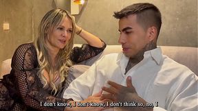 Curvy Latina mom gets missionary dude who came to preach