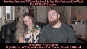 Stepmom MistyMeanerXXX and Coco Vandi get help from stepson Kyle Balls WCA in hot POV milf action