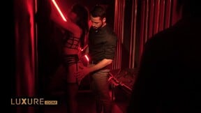 The fantasy of a couple in a swinger club