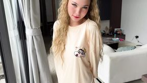 Sweet little angel gets pounded with a big cock&#x1F32D; (not full)