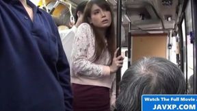 Nice Asian Teen on the Bus &mdash;  Japanese Porn
