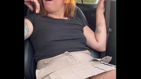 Strangers ejaculate in my wife's slit on the sidewalk