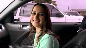 Kylie Rose blows big dick and gets fucked in the car